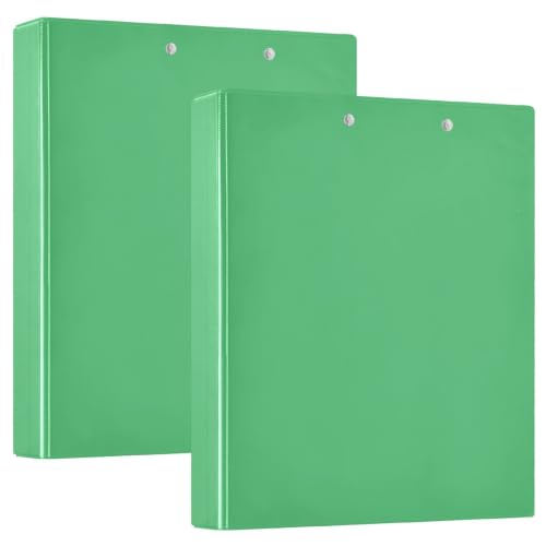 Classeur à 3 anneaux en D émeraude design élégant avec porte-bloc rigide intégré