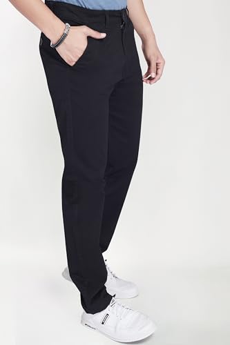 Image of DIVISIVE Men's Regular Fit Cotton Chinos Trousers Pants