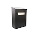 Produktbild G2 Trading Company 077 Themse Stahl Zeitungsbox  Schwarz