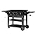 Charbroil® 36" Performance Series™ Propane Gas Griddle with Cart 4 Burner Flat Top Grill, Black 463259124