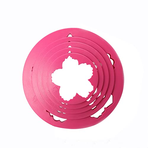 Sk 5-Piece Peony Fondant Cutters Set Sugarcraft Modeling Tools Kit For Cake Decoration Red #TOP7