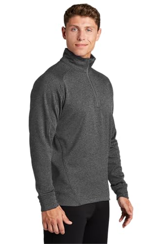 SPORT-TEK Men's Tech Fleece 1/4 Zip Pullover4