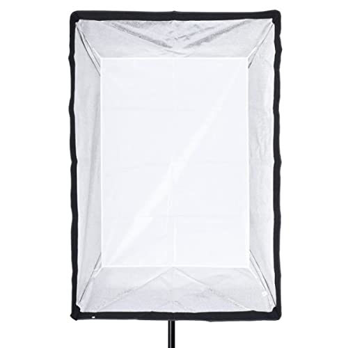 Boite a lumiere 80x120 cm Quadralite Bowens avec double diffuseur premium - 3