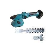 Cordless Battery Powered Hedge Trimmer 2-in-1-Akku-Heckenschere, Hand-Garten-Strauch-Schneidemäher,...