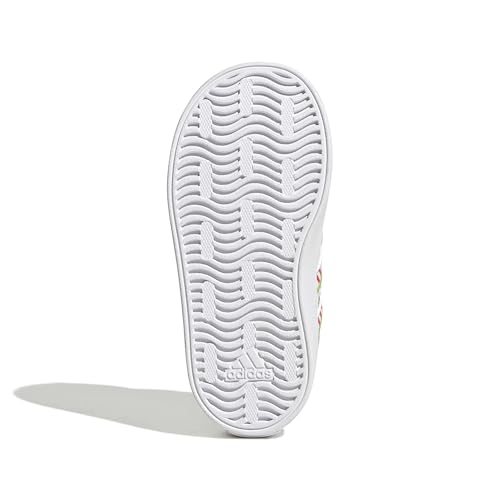 Image of adidas Boys Vl Court 3.0 Slip On Sneakers Shoes Casual - Pink, White