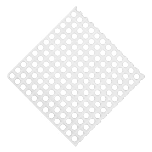 TOYANDONA Alfombrilla para Jaula de Conejo de Plástico Agujeros Redondos, Soporte para Circulación y Prevención de Lesiones en Patas, Adecuado para Jaulas Pequeñas