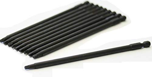 Uffy6" Inch Robertson Square SQ # 2 Power Impact Bit 10 pack 1/4 Hex