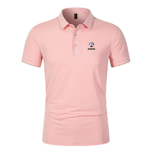 Polo unisexe à manches courtes imprimé Ai.x_am doux, souple et extensible