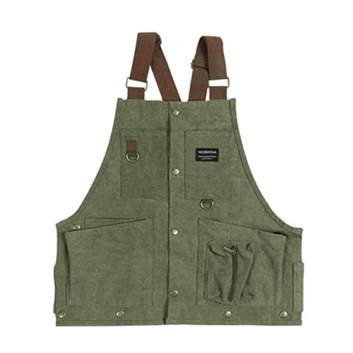 Tablier utilitaire de découverte - Gilet réglable en toile pour photo, tablier de jardin multifonction avec poches, gilet de voyage, pêche, chasse, randonnée, escalade, photographie, design extérieur
