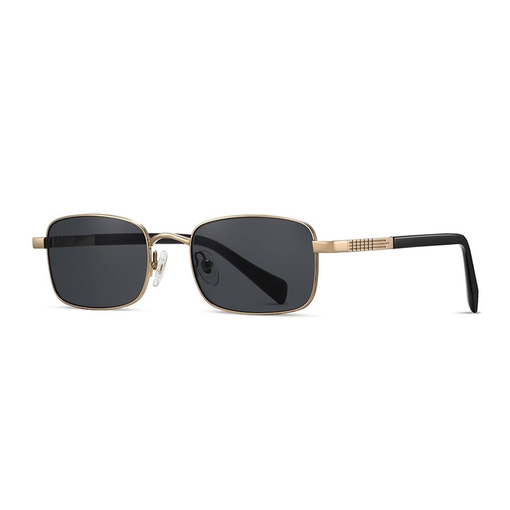 Gafas de conducción retro antirreflectantes con montura de titanio para hombre, protección UV400.