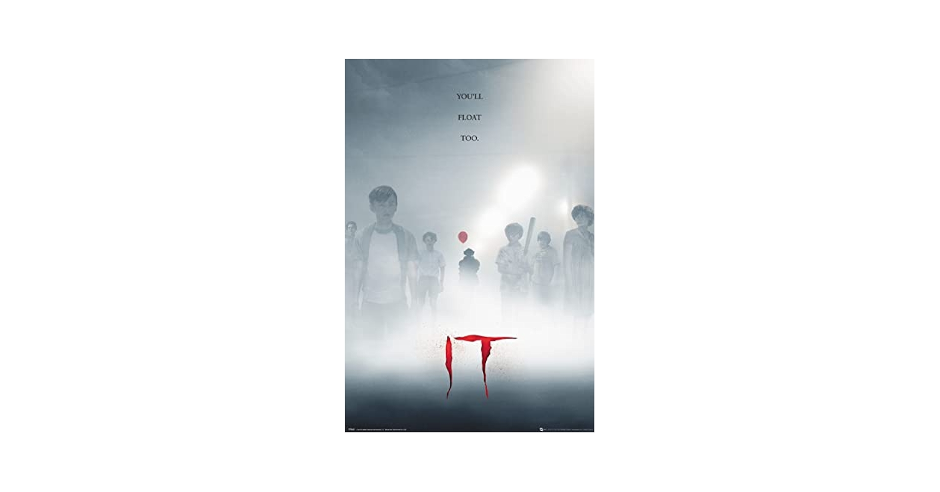 映画　IT ポスター　木製フレーム付　64cmx95cm 映画 IT ポスター 木製フレーム付 64cmx95cm - メルカリ