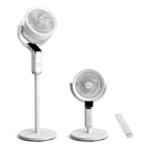 LEADZM Ventilatore a Piantana Silenzioso con Telecomando,Oscillazione...