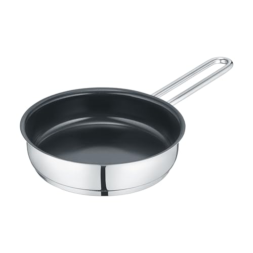 Berndes Mini Bratpfanne 14 cm Edelstahl PFAS-frei – kleine Bratpfanne – Induktion geeignet – Antihaftbeschichtet – langlebige Mini Pfanne für alle Herdarten