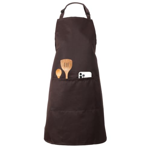 PUBMIND Kitchen Bib Chef Apron for Women Men...