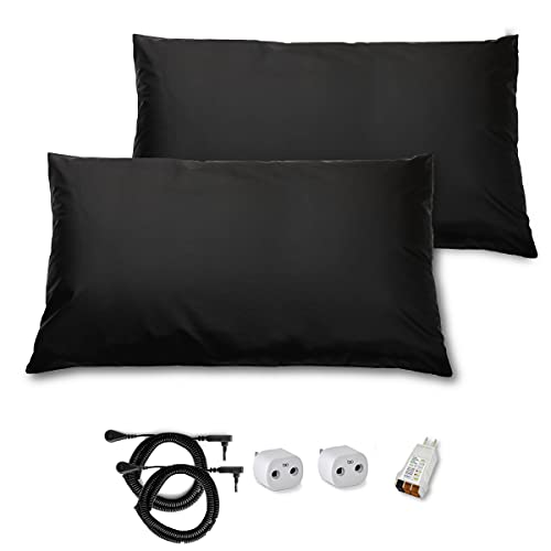Earthing Elite Pillow Cover Kit 2 Pack (King Size), Clint Ober’s Earthing Products