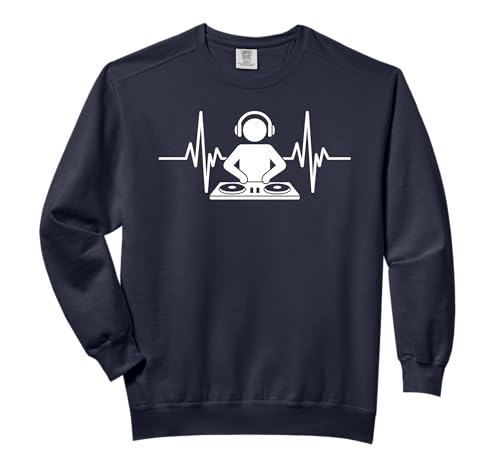 Women Music Producer Disc Jockey Lover Dj Comfort Colors Adult Sweatshirt