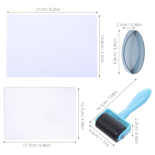 Placa de gel y rodillo para impresión apto para principiantes 3