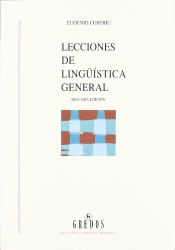 Lecciones linguistica general: 051 (VARIOS GREDOS) Lecciones linguistica general: 051 (VARIOS GREDOS)