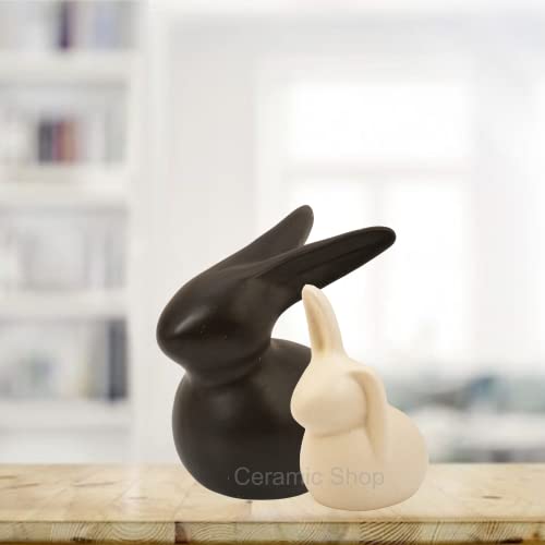 Image of Ceramic Shop asraunaut (Black Rabbit - 1)