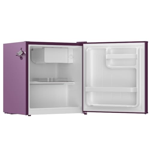 Image of Frigidaire, 1.6 Cu. Ft. Retro Series Compact Refrigerator, Built-In Side Bottle Opener, Purple