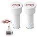 Jokari Fizz Keeper Pump Cap 2 Liter/Lt Soda Pop Bottles Saves Carbonation 2-Pack