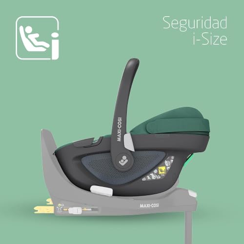 Miniatura 2 de Maxi-Cosi Pebble 360, Silla Coche Bebe I-Size, Silla Coche 360 Recien Nacido Con Giro De 360 Grados, 0-15 Meses 40-83 Cm , Climaflow, Arnés De Apertura Y Cierre Fácil, G-Cell, Essential Green