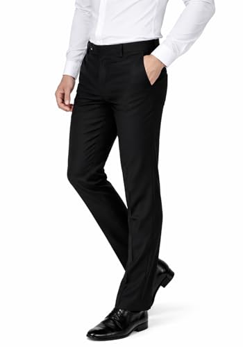 Image of Formal Pants for Men Office Wear - Premium Regular Fit Formal Trouser for Men, Boys, Gents Bottom Formal wear for Office Meeting, Party, Gathering, Wedding