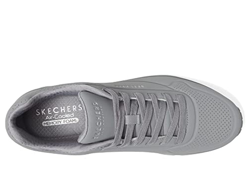 Skechers Skechers Men's Uno-Stand on Air Sneaker, Light Grey, 10.5