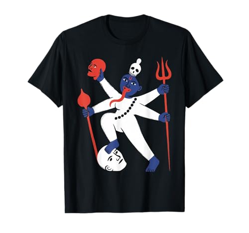 Hinduism Maa Kali Hindu Goddess Boho Style Indian Womens T-Shirt
