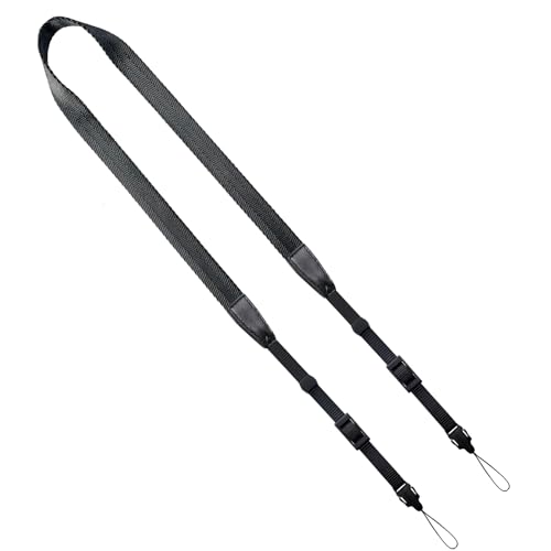 YMTHamaz3 Camera Neck Strap/Thin Camera Strap or Binoculars Strap Black