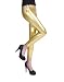 HDE Women Clubwear Shiny Liquid Wet Look Metallic Stretch Leggings - Plus Sizes Available (Gold, Medium)