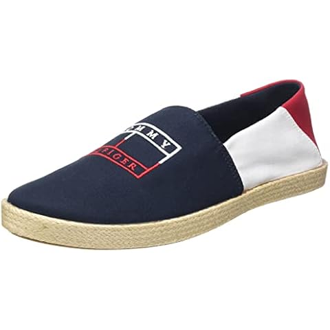 Tommy Hilfiger Herren Hilfiger Color Block Espadrille Sneaker, RWB, 44 EU Cover