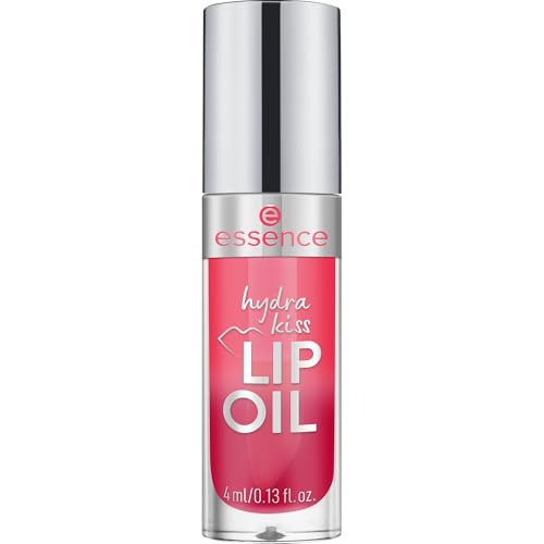 Image of Essence hydra kiss LIP OIL 03 Pink Champagne, lip oil, pink, hydrating care, high shine, comfortable feel, 4 ml (Pack of 2)