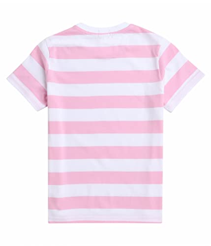 Image of AG Crew Neck Striped Soft Cotton Boys Tee Shirt Half Sleeve Regular Fit