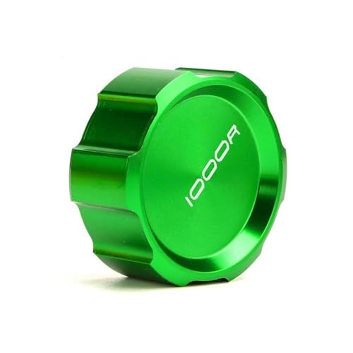 Tapa de líquido de frenos de aluminio para KAWASAKI Z1000R, cubierta delantera y trasera verde