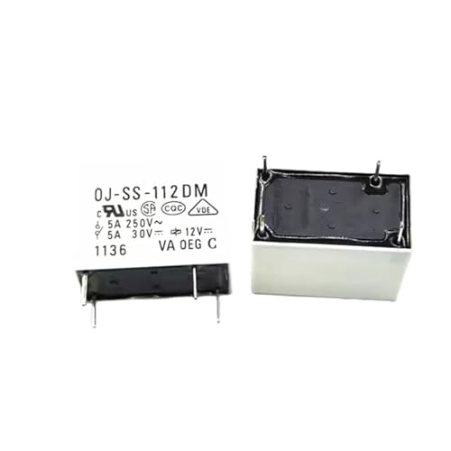Relais OJ-SS-112DM 12V CC commutation stable 4 broches mini format haute performance