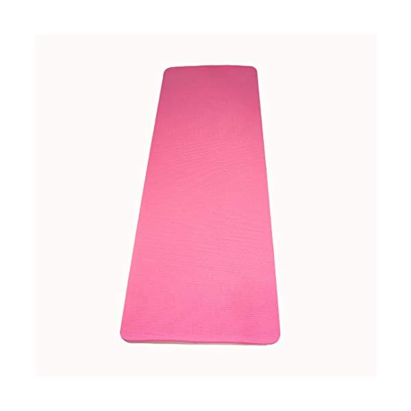 Koa Yoga Mat-Essential, Pink TPE, Latex-free, Eco-friendly, Non-toxic, Non-slip, thick mat 6' x 2' x 8mm