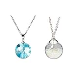 Wixine 2Pcs Terrarium Necklace Clouds Blue Sky Resin Magic Fairy Bubble Pendant Resin Necklace...