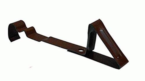 10 Ferma neve fermaneve per tegola marsigliese gancio per tetto tetti H. 260 MM - COLORE MARRONE