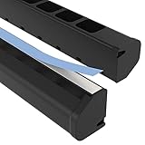 Habengut Guide-câbles en PVC pour la Gestion des câbles sur Le Bureau Longueur 1,16 m, C...