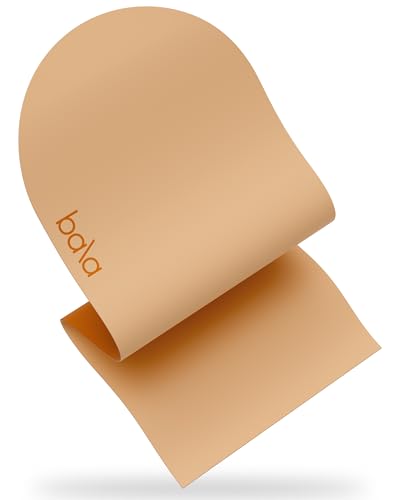 Bala Tapis de yoga pour salle de sport à domicile, 5 mm (sable) – Tapis d'exercice antidérapant pour entraînement à domicile, étirements, pilates,...