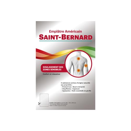 Emplâtre Américain Saint-Bernard patch chauffant découpable au Girofle - 2