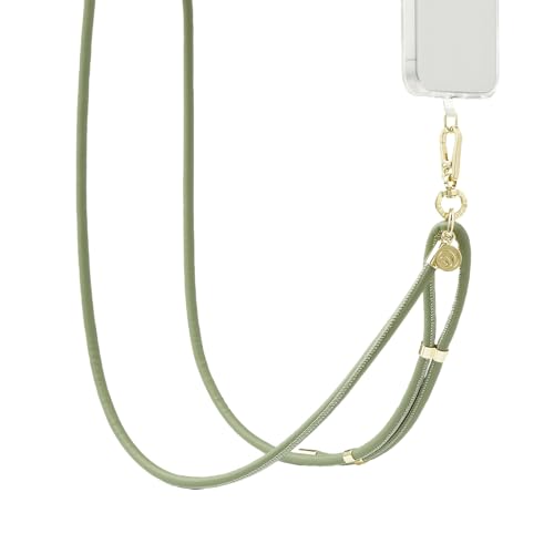 Image of PopSockets Crossbody Phone Strap & Lanyard, Green - Eucalyptus