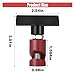 Car Lift Support Clamp, Hood Strut Clamp Spark Plug Caliper with Brass Core Protection 2-in-1 Tool, Car Hood Prop Rod Hood Stay Holder, Universal Auto Accessories for Car (Red)