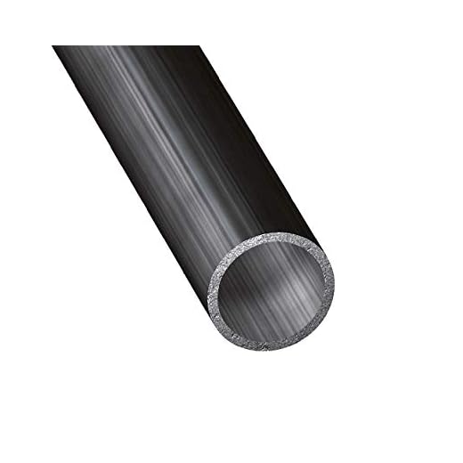 Tubo redondo de acero perfilado en frío de 1 metro 25 X 1,5 MM