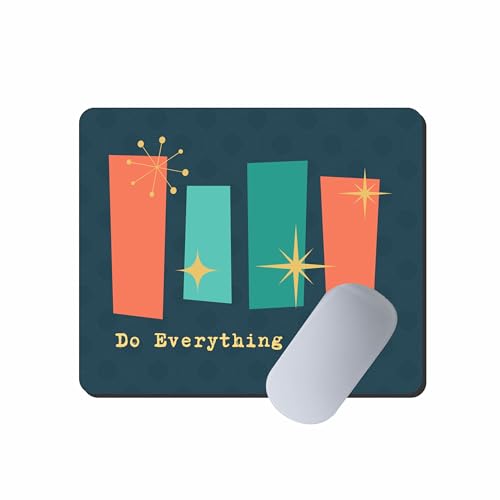 Image of Motivational Mouse Pad 9 x 7.5 Inch | inchDo Everything in Love inch Quote Mouse Mat | Non-Slip Rubber Base & Smooth Surface for Office & Home Desk