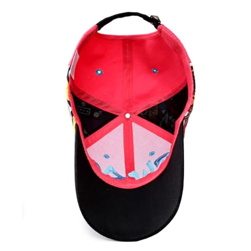 XGOPTS Men Women Cotton Embroidered Baseball Cap Adjustable Distressed Colorful Baseball Hat Unstructured Low Profile Dad Hat 5