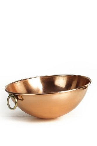 CopperGarden® Bol mélangeur à fond hémisphérique Cuivre 18 cm Cover