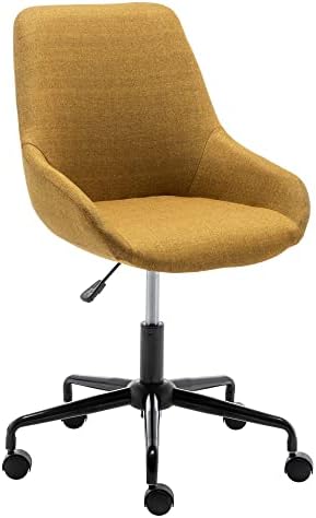 Amazon Brand - Movian Ofi Upholstered Office Chair, Yellow