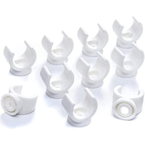 Noa Store 1/2 inches PEX Pipe Support Hangers 130 Pieces | U-Hook PEX Holder PVC Water Pipe Clamps Clips Socket | PEX-AL-PEX Talon Clamps Pipe Support